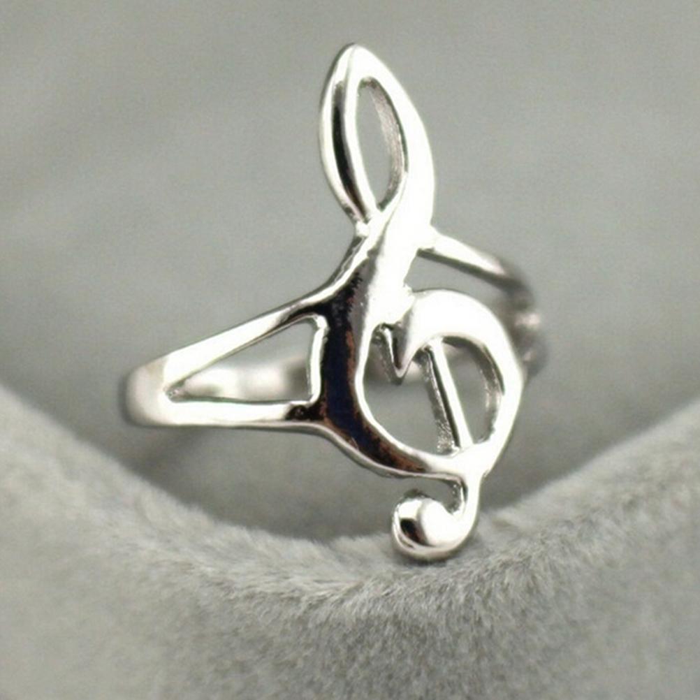 Unique Hollow Out Musical Notes Rings