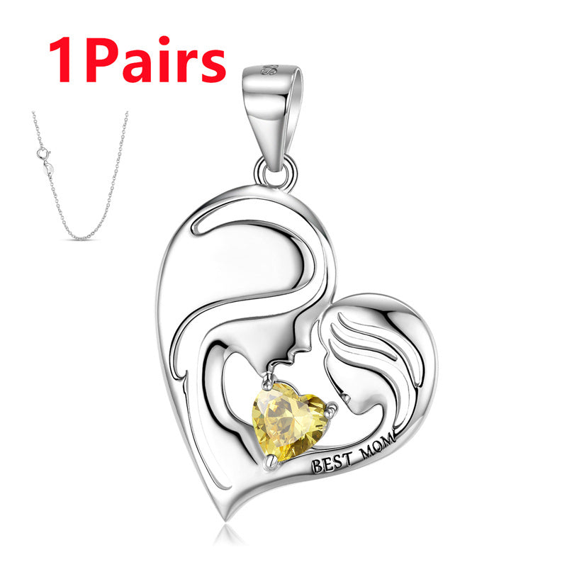 Sterling Silver Best Mom Necklace