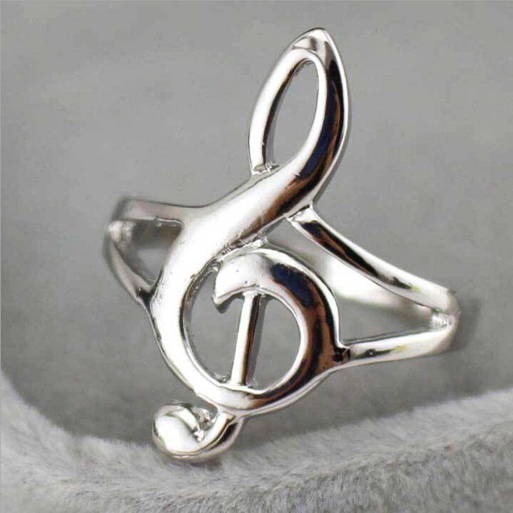 Unique Hollow Out Musical Notes Rings