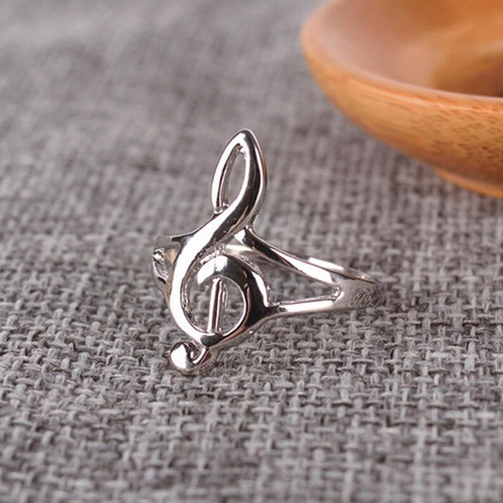 Unique Hollow Out Musical Notes Rings